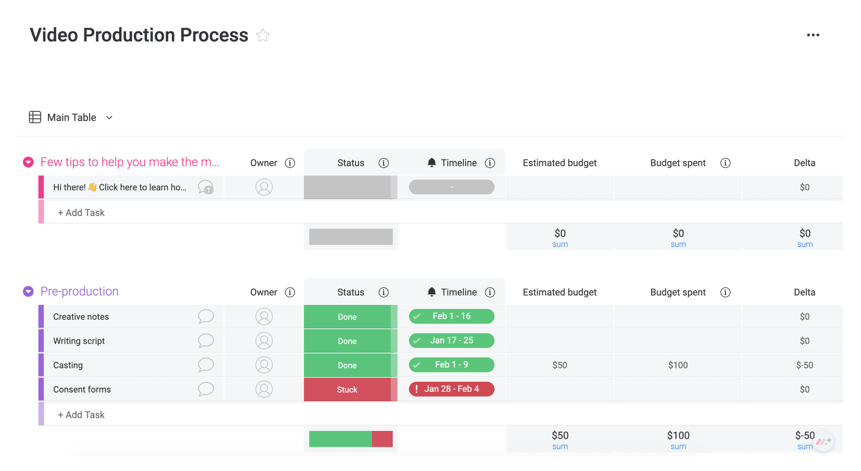 Video production management template | monday.com